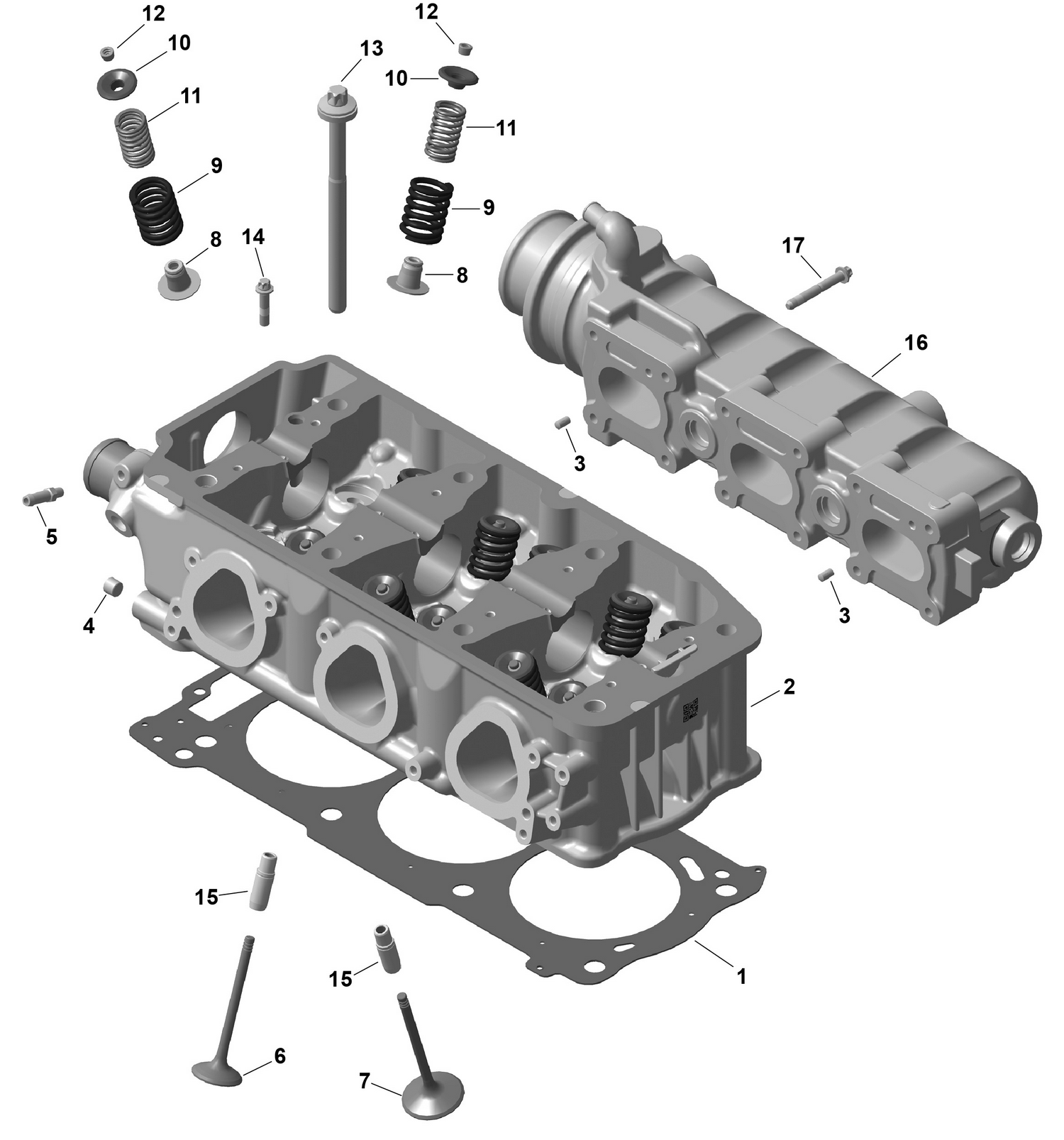 01- ROTAX - Cylinder Head