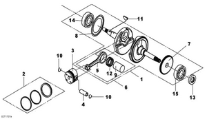 01- Crankshaft And Pistons Schematic