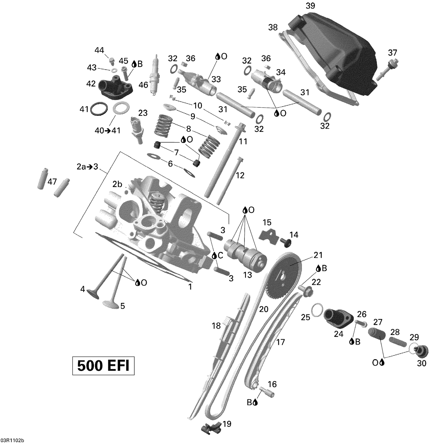 01- Cylinder Head, Rear