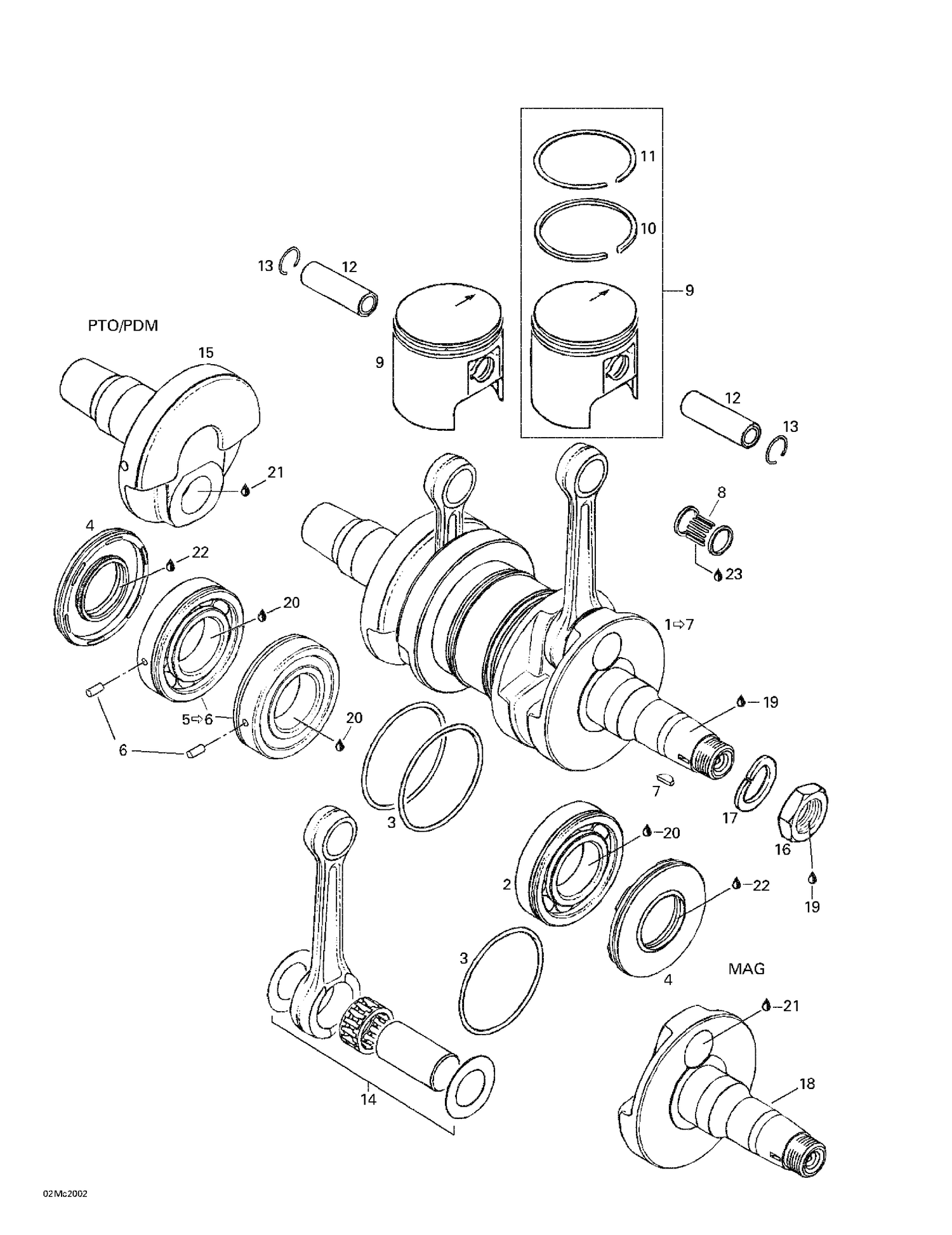 01- Crankshaft And Pistons