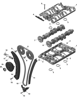 01- Rotax - Valve Train Schematic