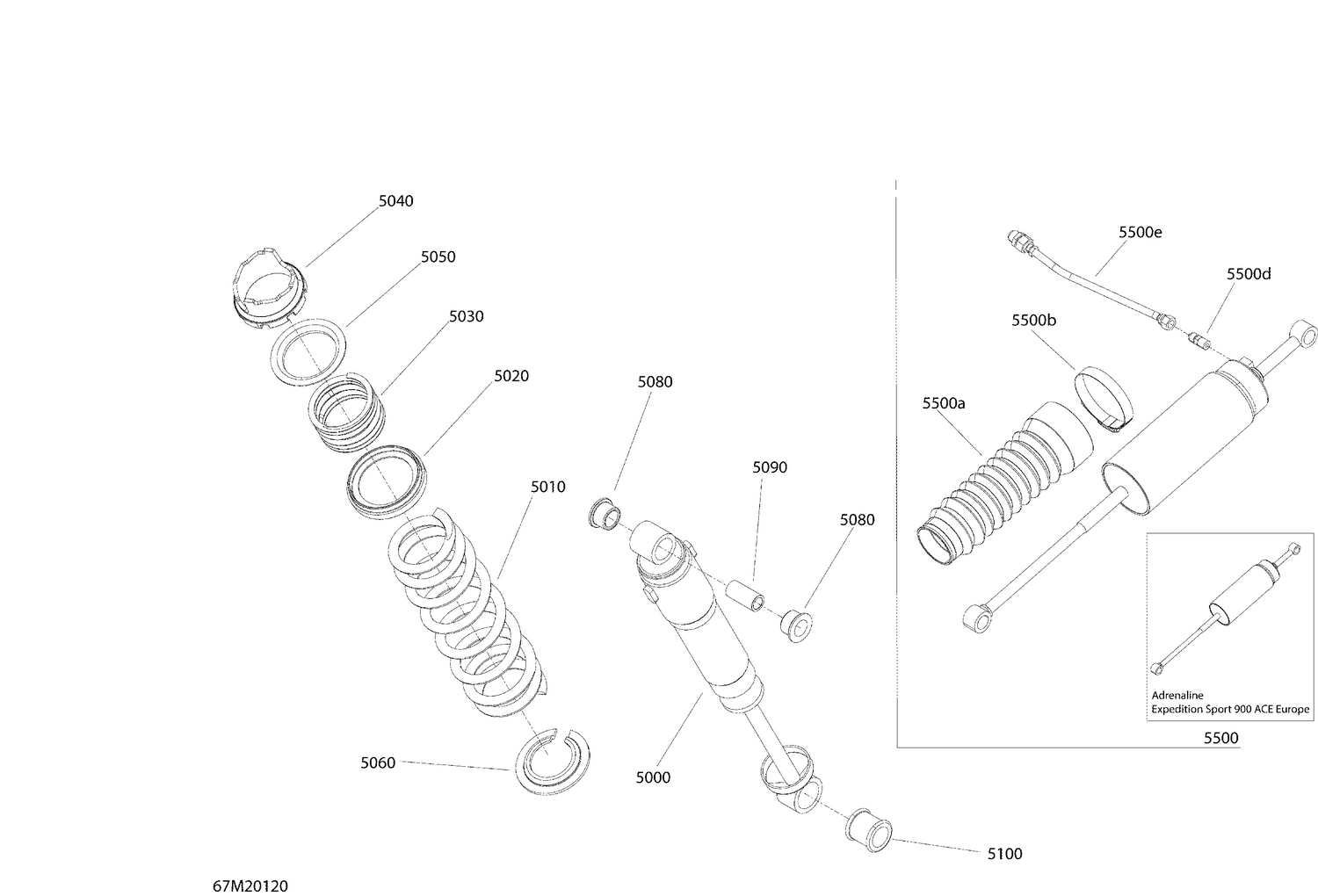 08- Suspension, Rear - Shocks - LTD