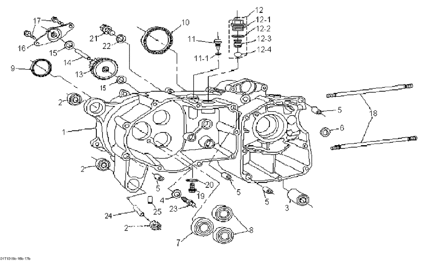 01- Crankcase, Left