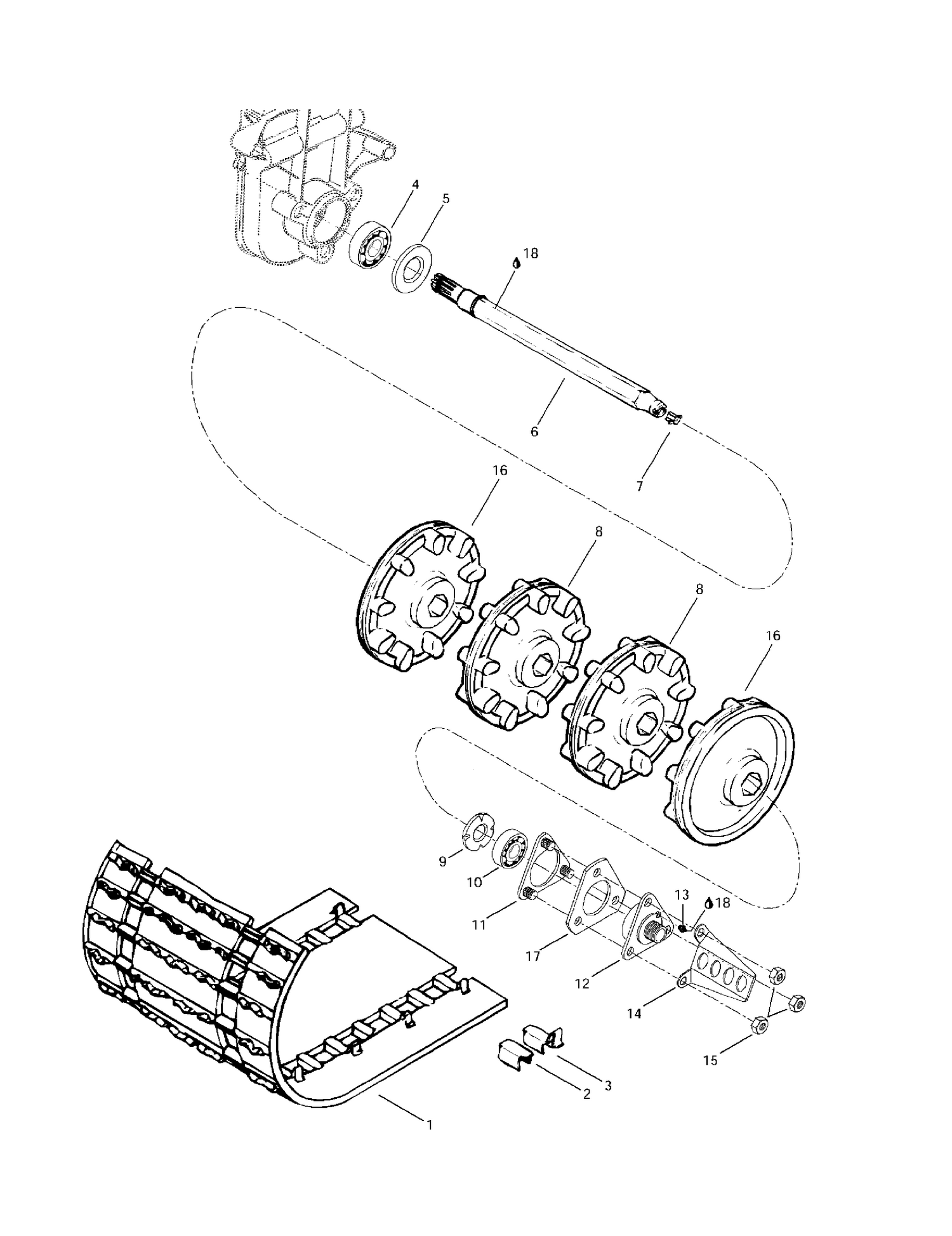 05- Drive Axle And Track