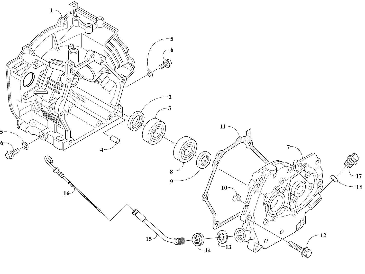 Engine - Crankcase and Cover