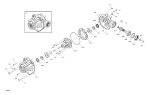 04- Drive - Front - Differential Parts Schematic