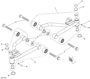 07- Front Suspension Arm Schematic