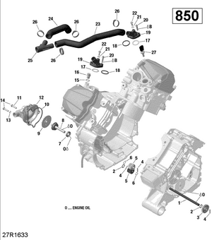 01- Engine Cooling - 850 Efi Schematic