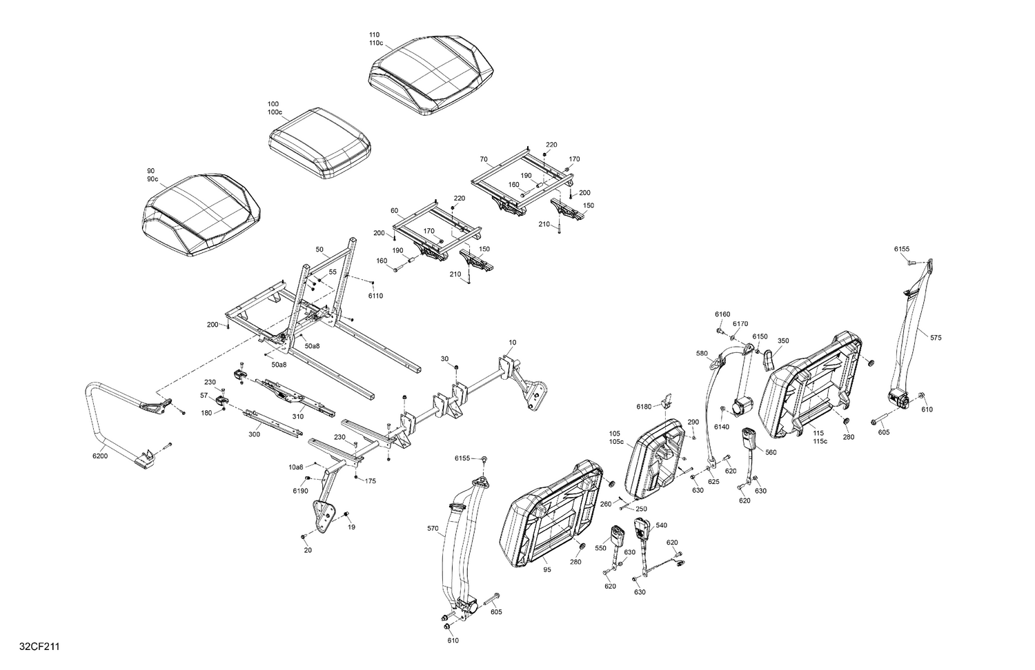 07- Body - Seat - Front Section