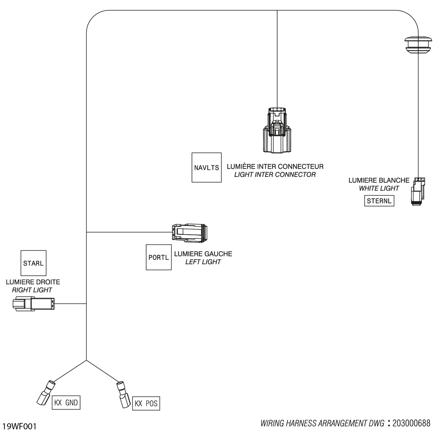 08- ELECTRIC - Accessory Lighting Wiring Harness - 278003907