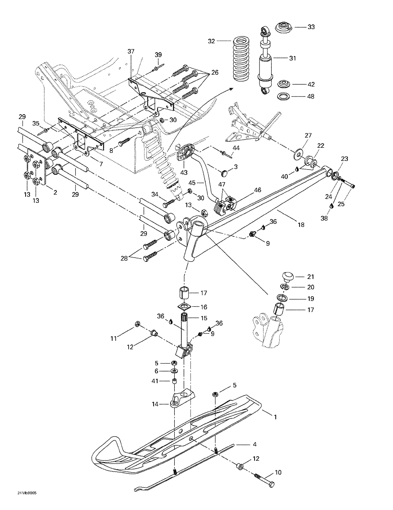 07- Front Suspension And Ski