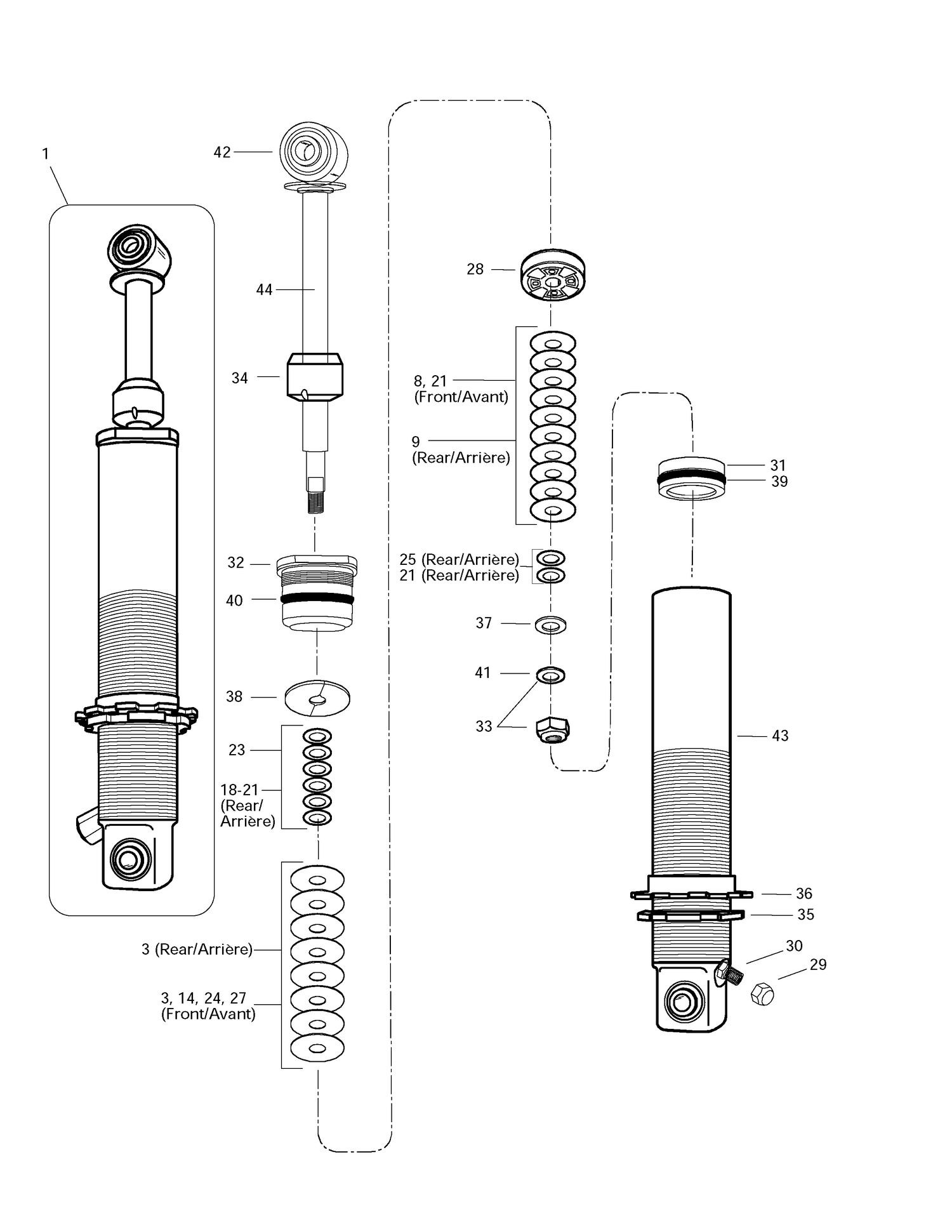07- Front And Rear Take Apart Shocks