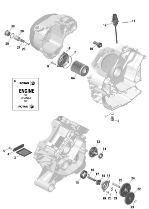 01- Rotax - Engine Lubrication Schematic
