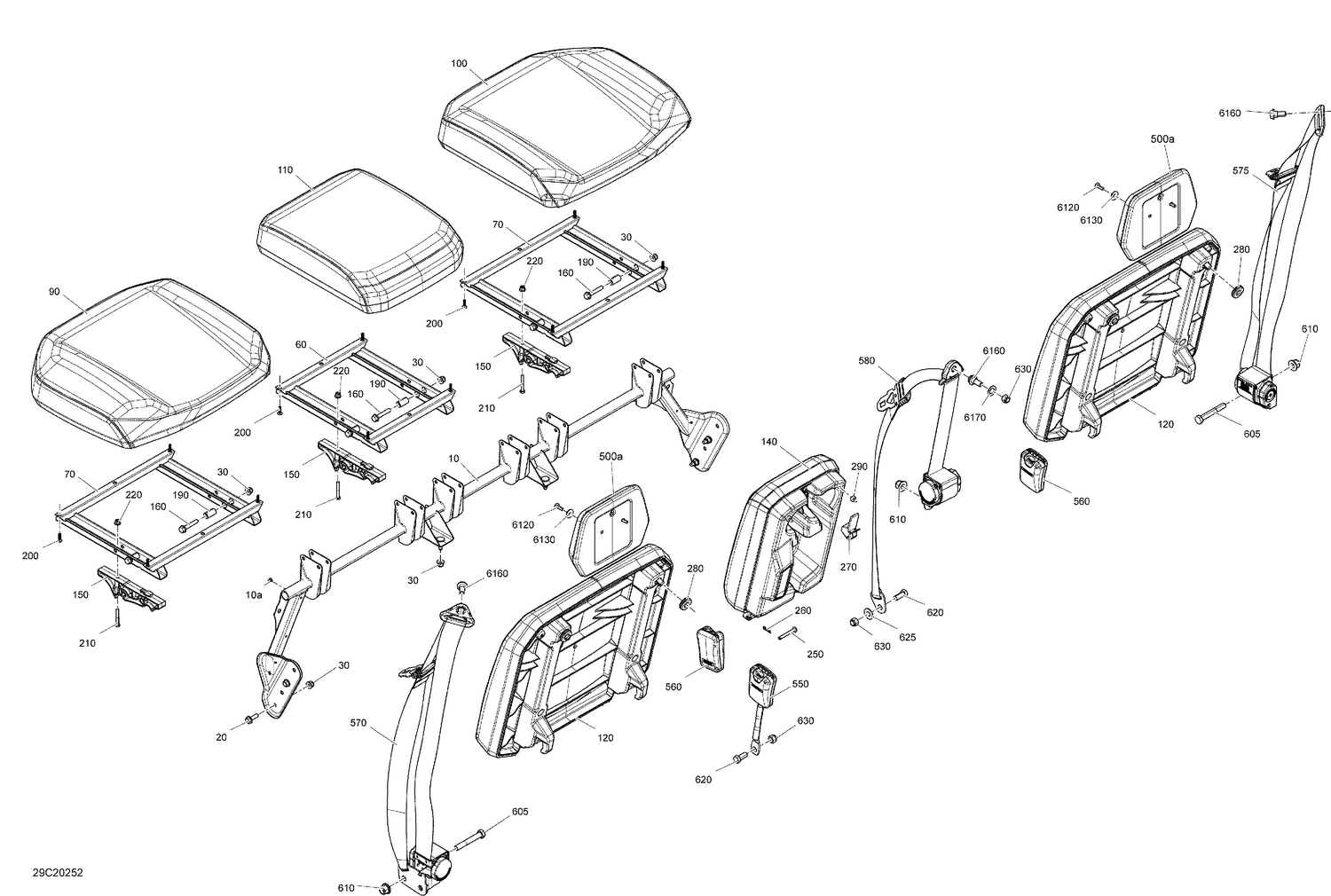 09- Seat - Rear Section - DPS