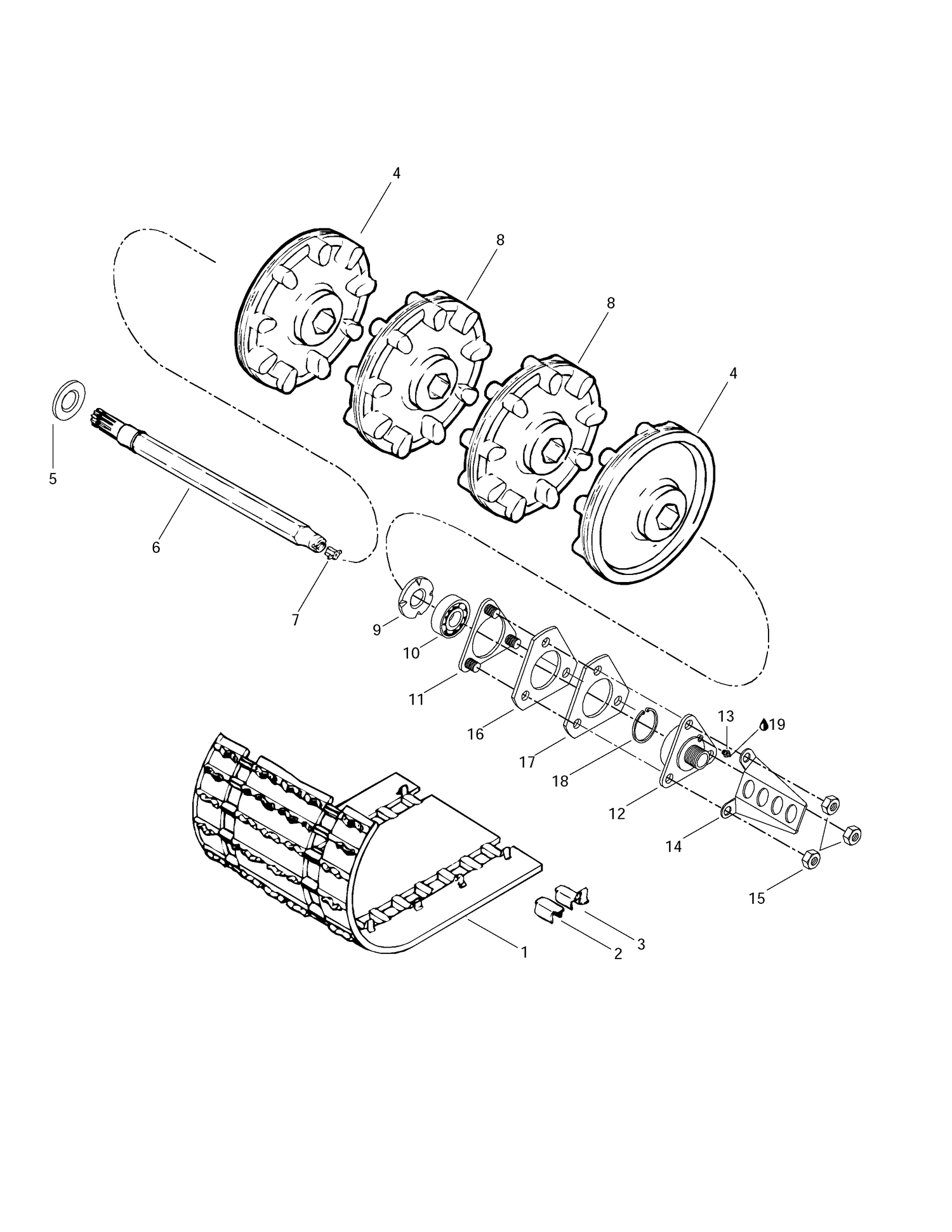 05- Drive Axle And Track