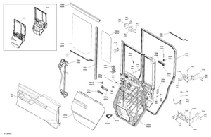 07- Enclosure Cab - Rear Doors Schematic
