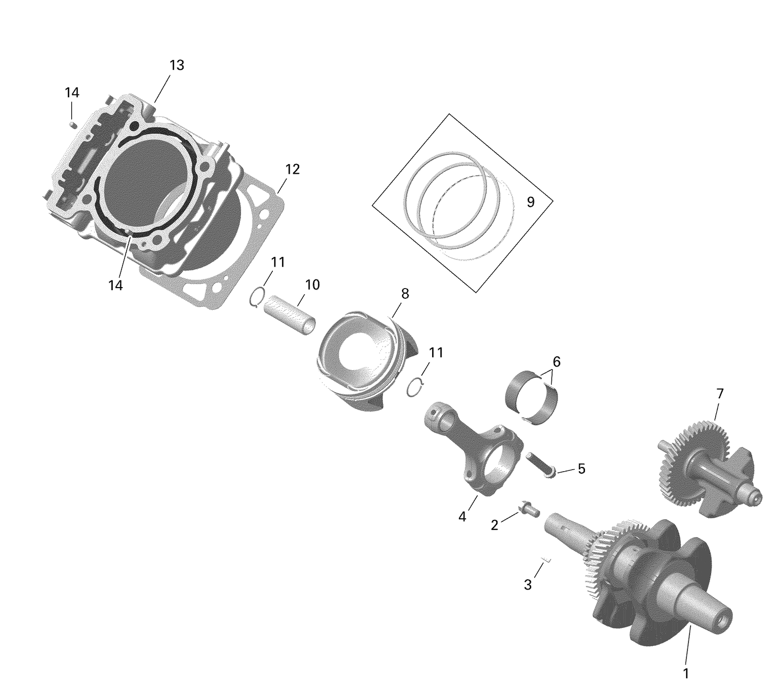 01- Rotax - Cylinder - 450