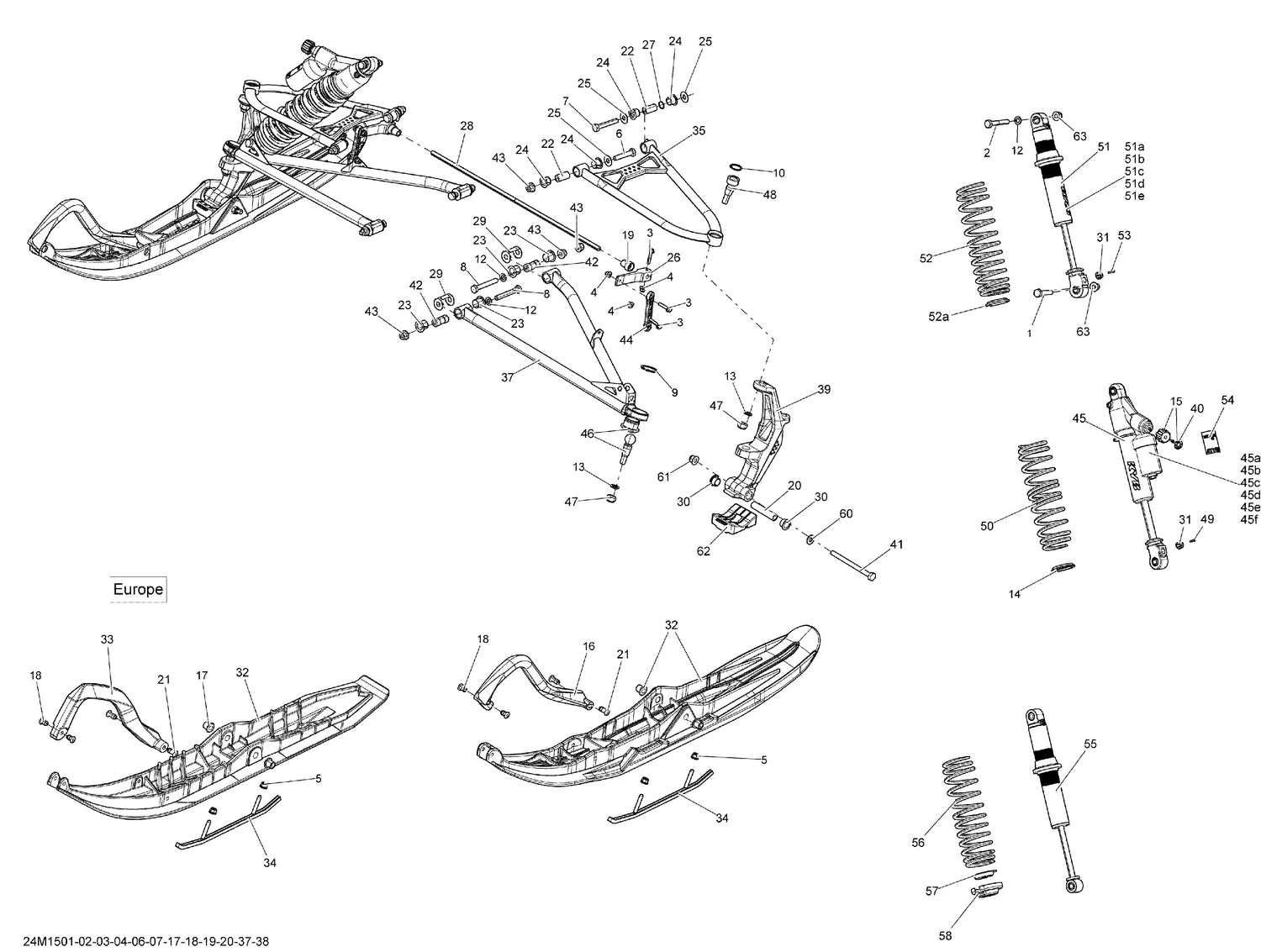 07- Front Suspension And Ski _24M1502