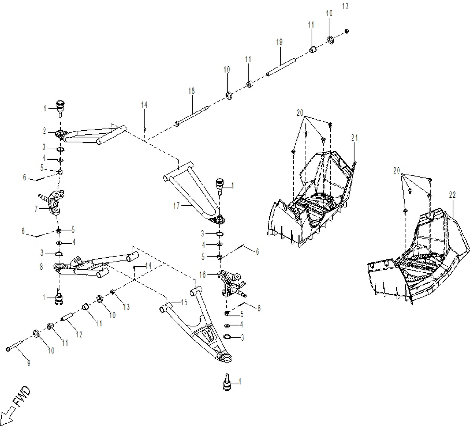 05- Suspension - Swing Arm-Footrest XXC