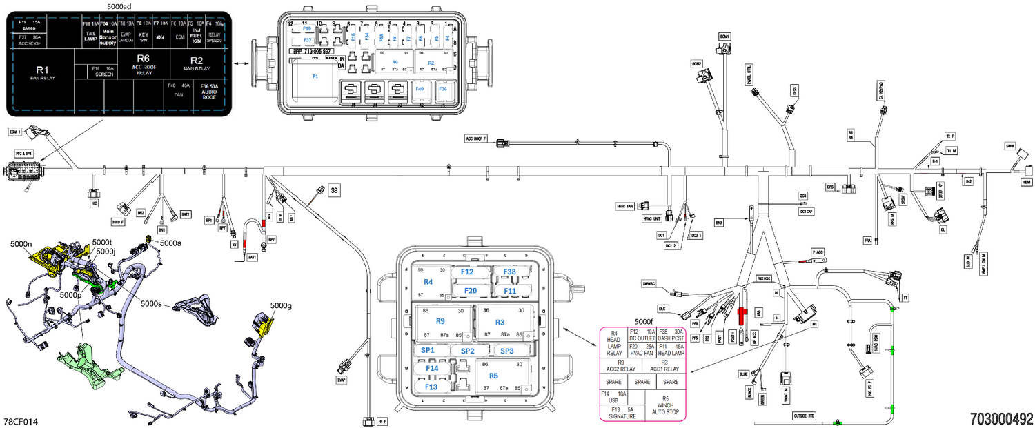 08- Electric - Main Harness - 710010174