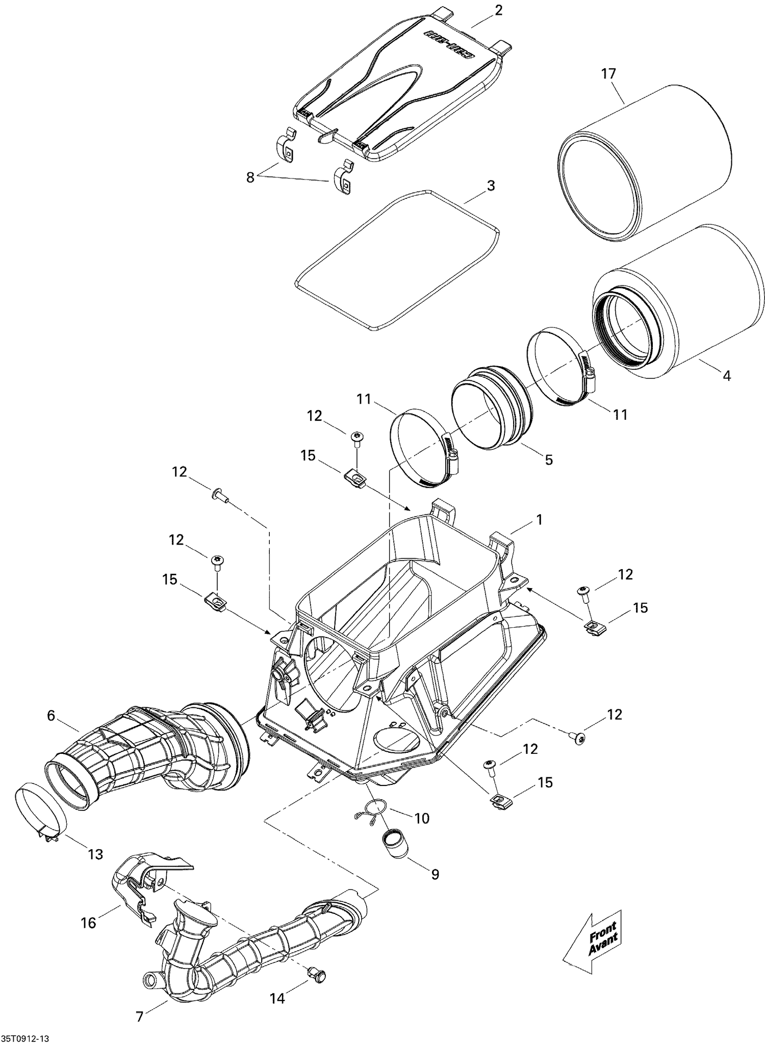 02- Air Intake Silencer