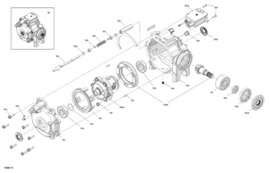04- Drive - Front - Differential Parts Schematic