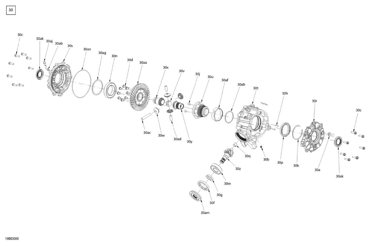 04- Drive - Front - Differential Parts