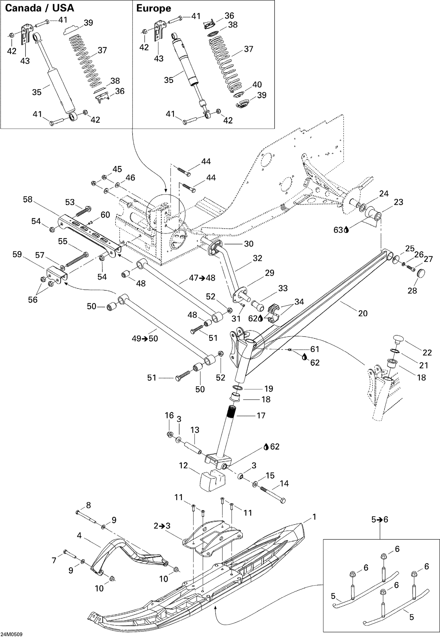 07- Front Suspension And Ski