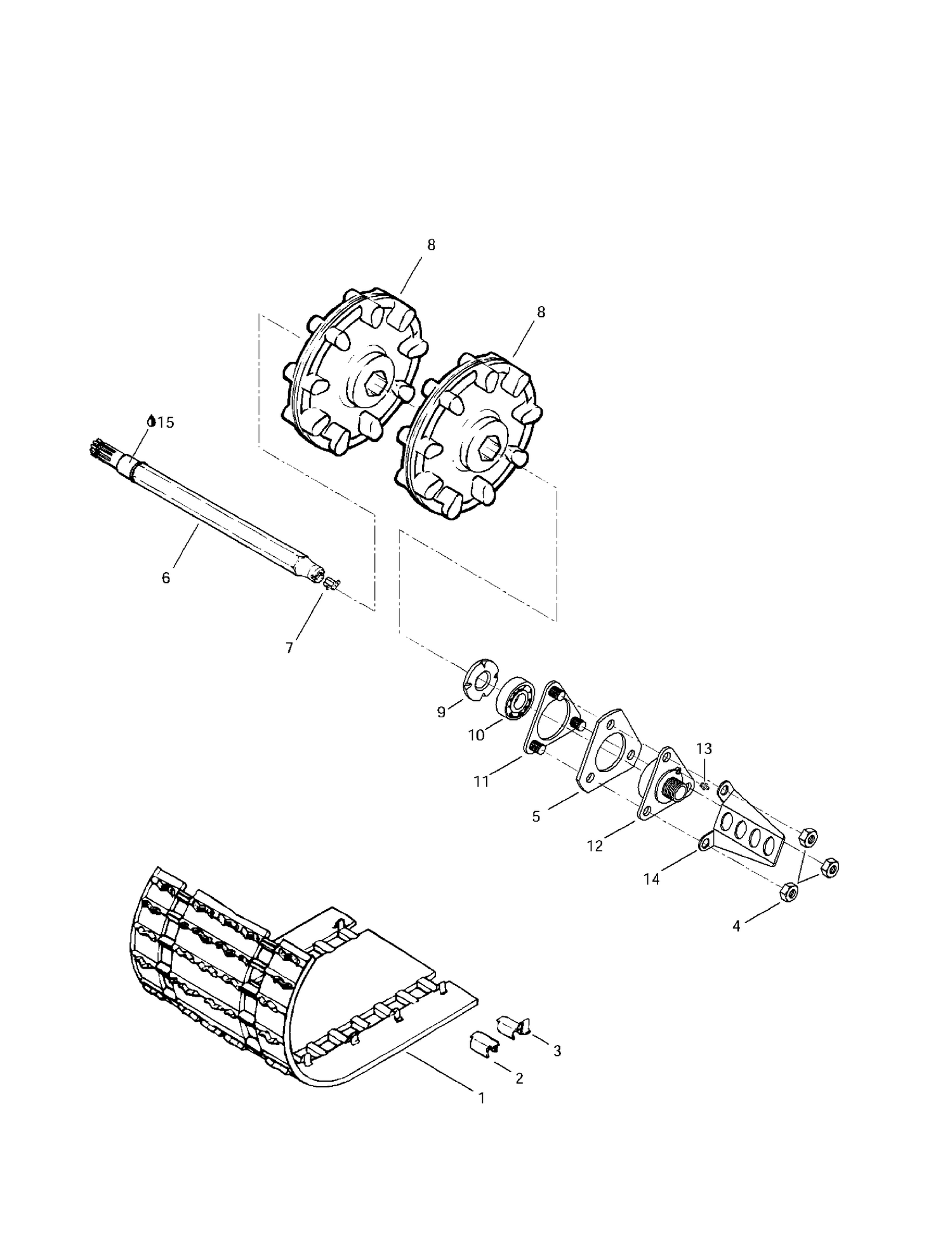 05- Drive Axle And Track