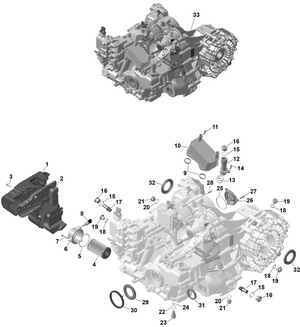 01- Rotax - Gearbox And Components Schematic