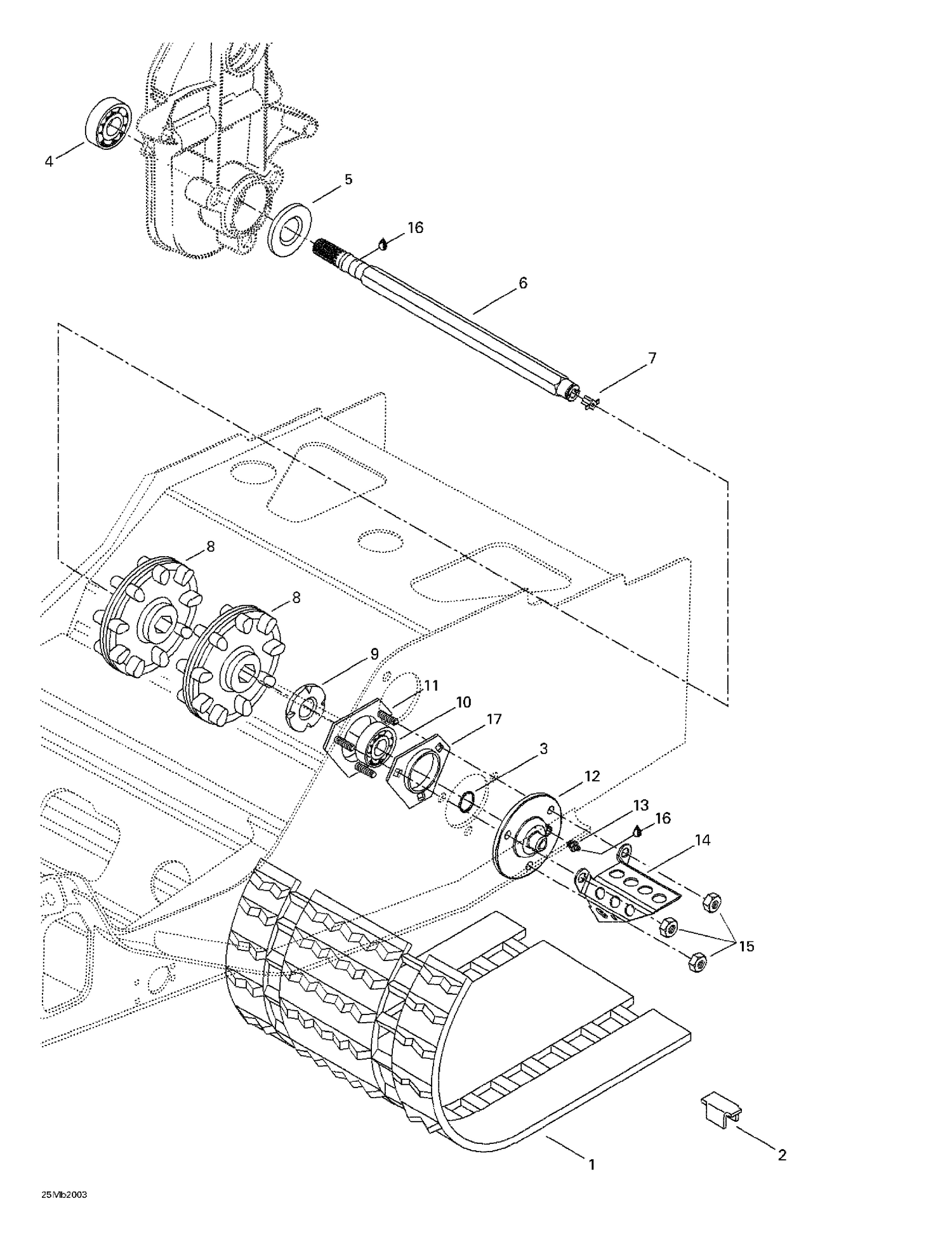 05- Drive Axle And Track
