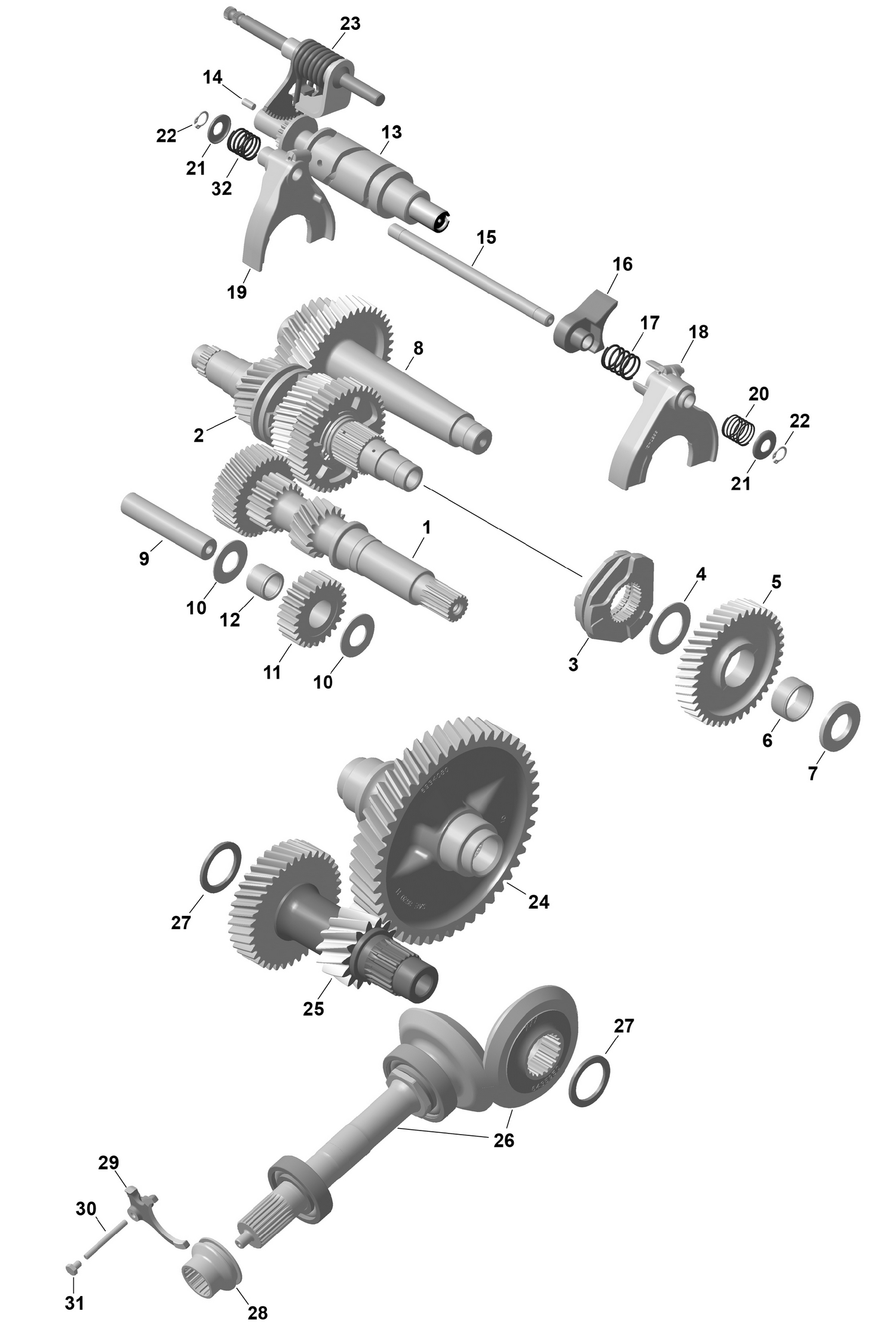 01- ROTAX - GearBox 2 - 420686788