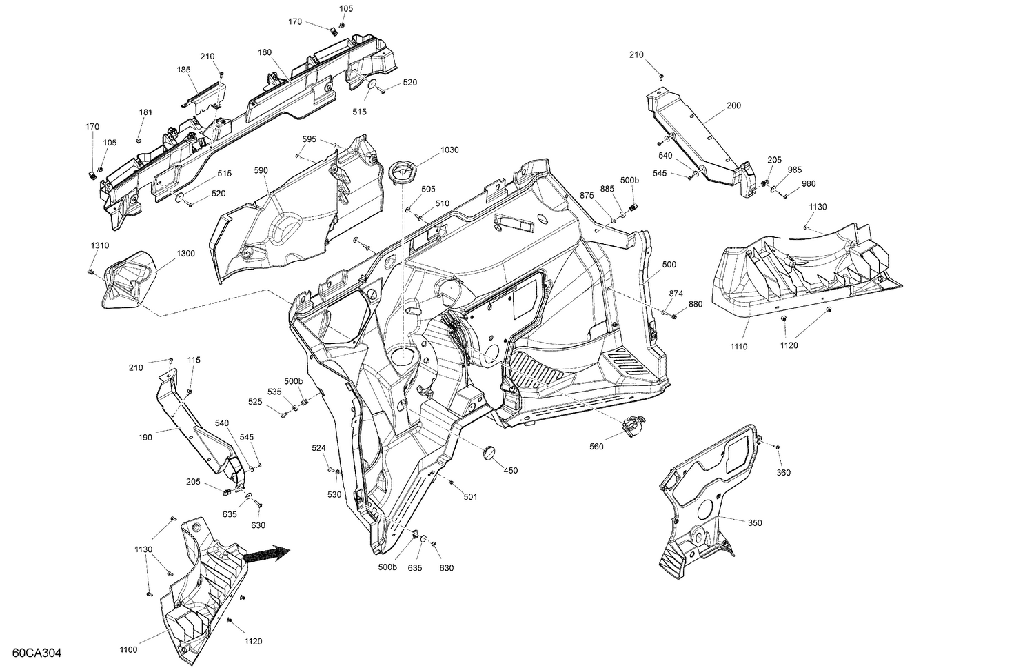 07- Cab Interior - Firewall