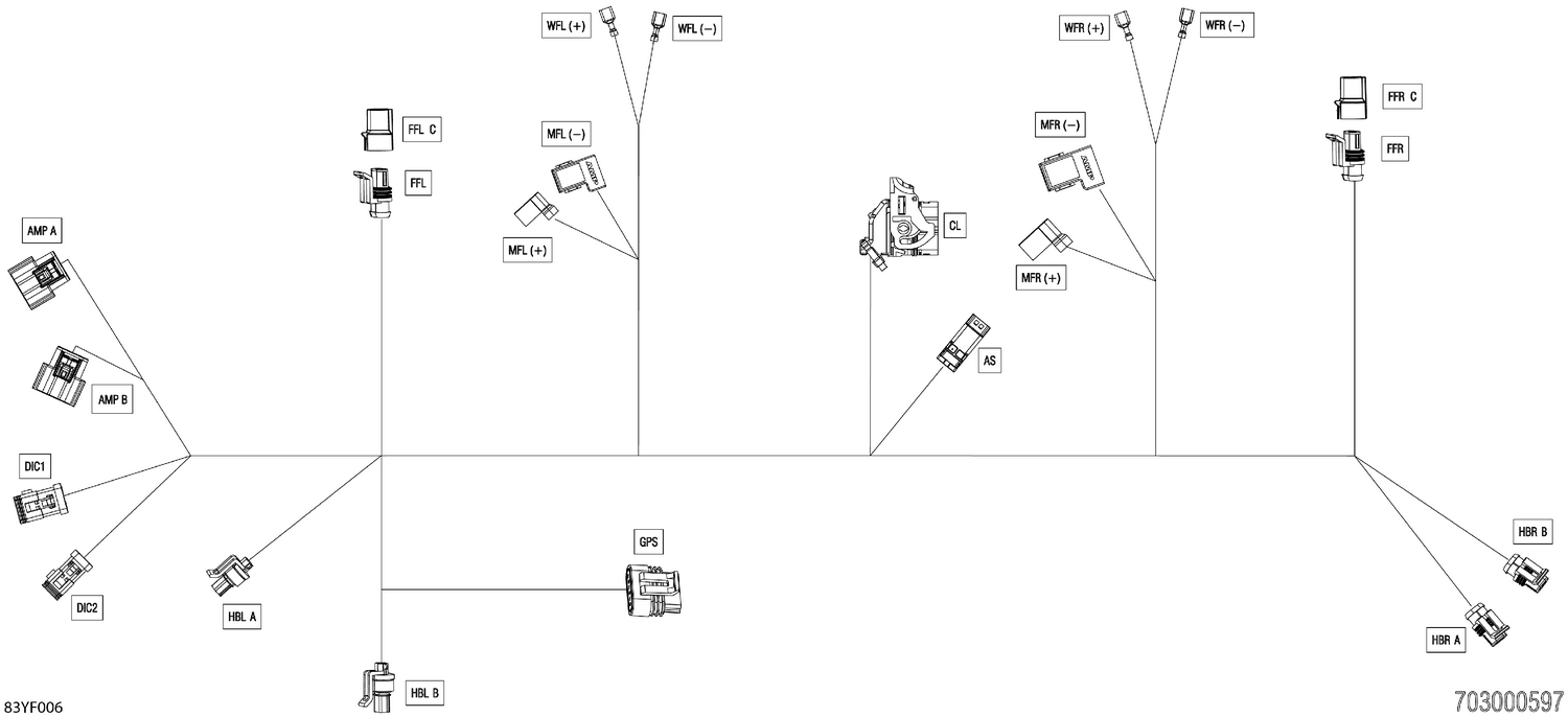 08- Electric - Console Wiring Harness - 710010558