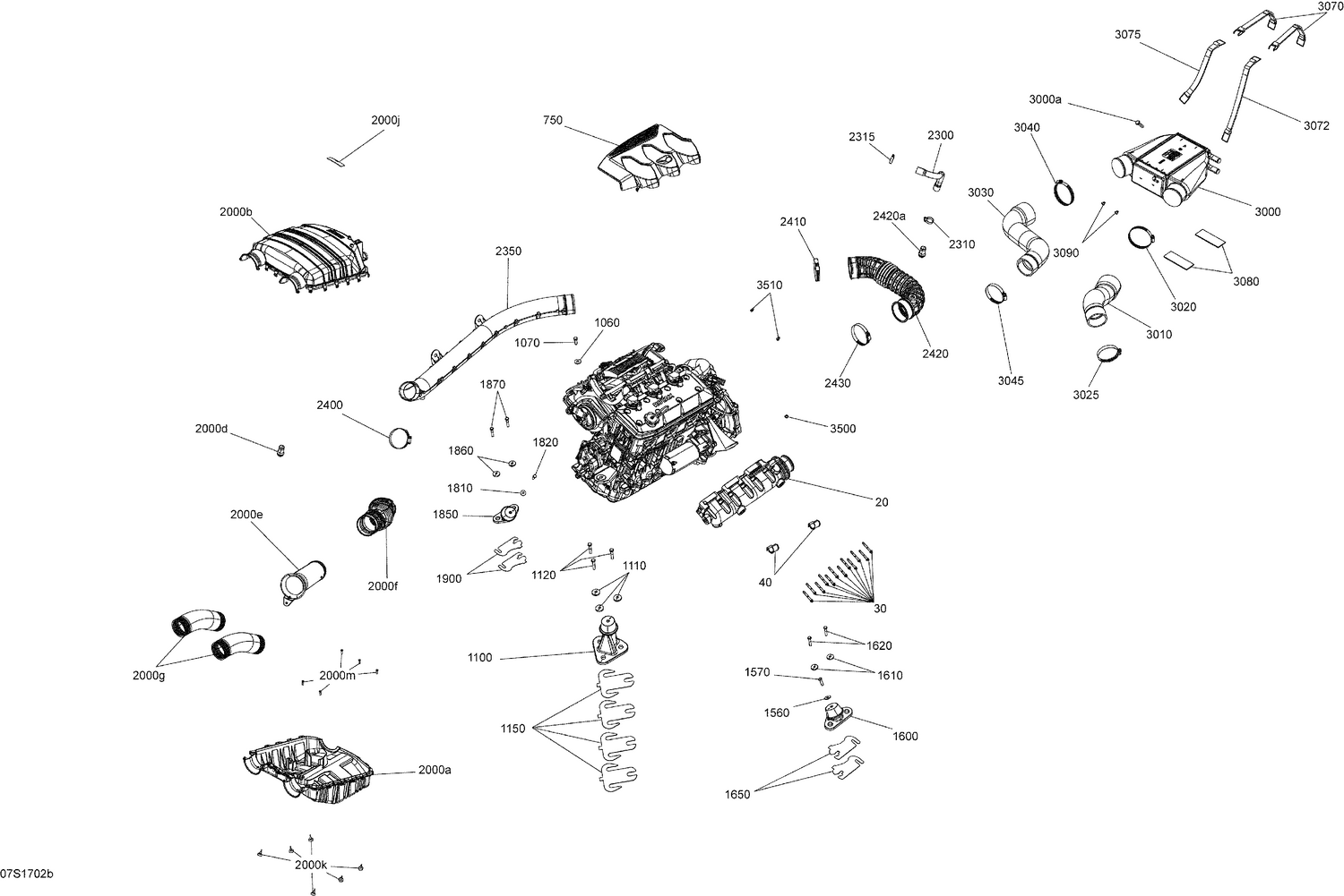 01- Engine - Model without Suspension