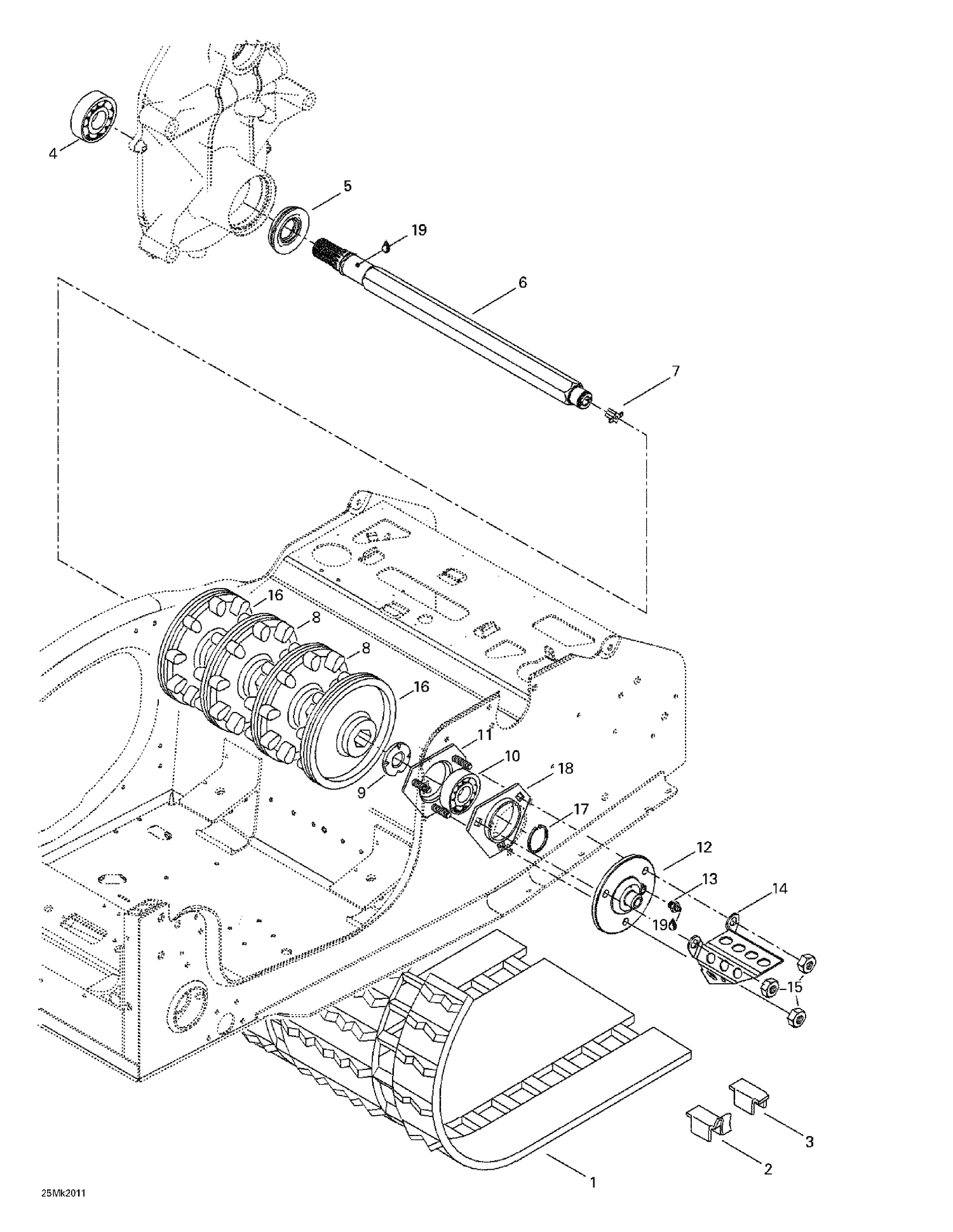 05- Drive Axle And Track