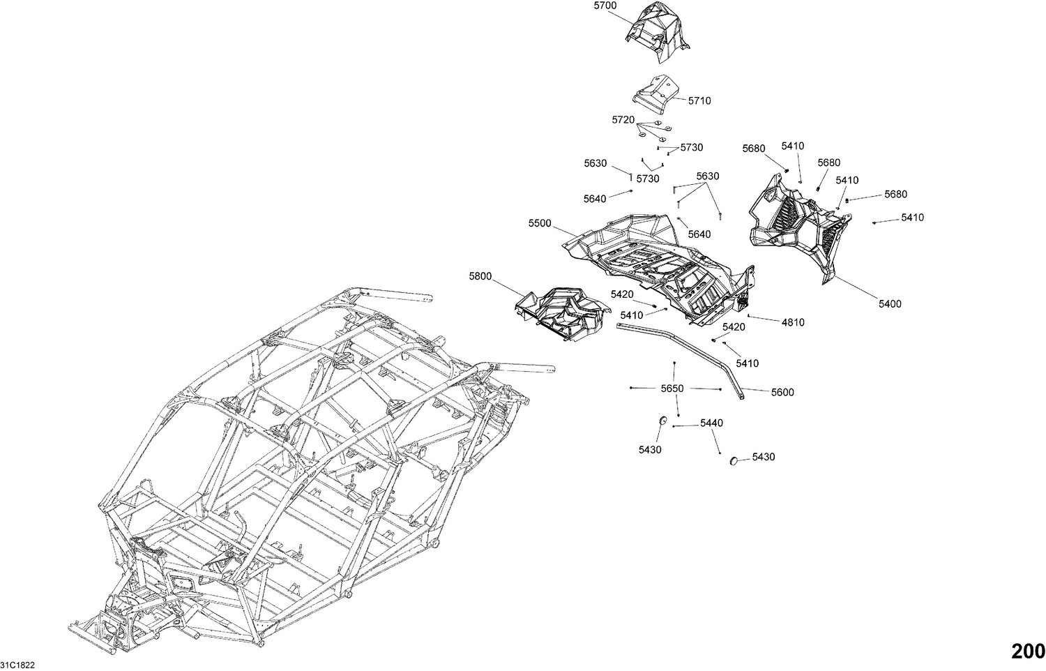 09- Body Parts - Triple Black - Package XDS DPS - Rear Section