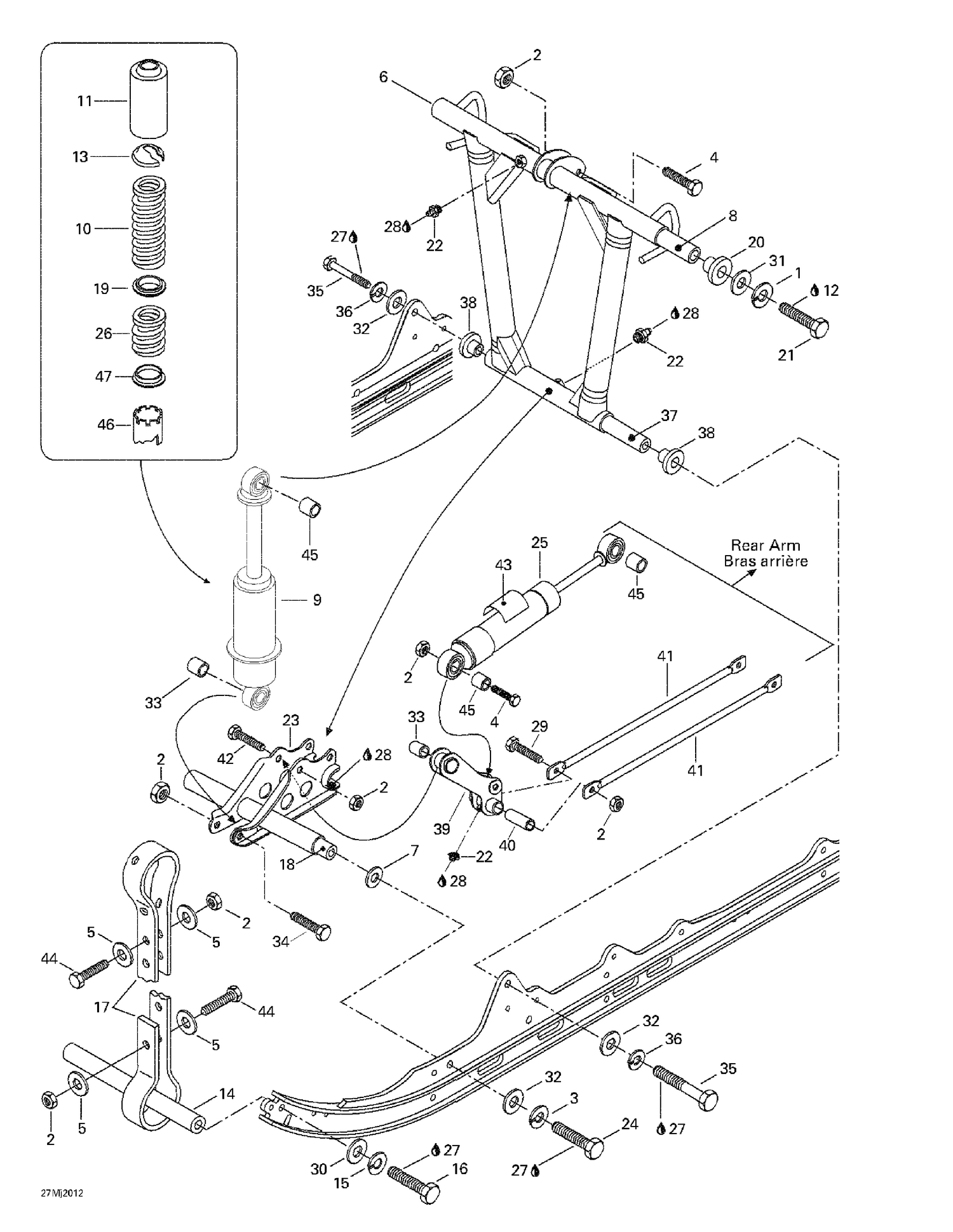 08- Front Arm, Rear Suspension