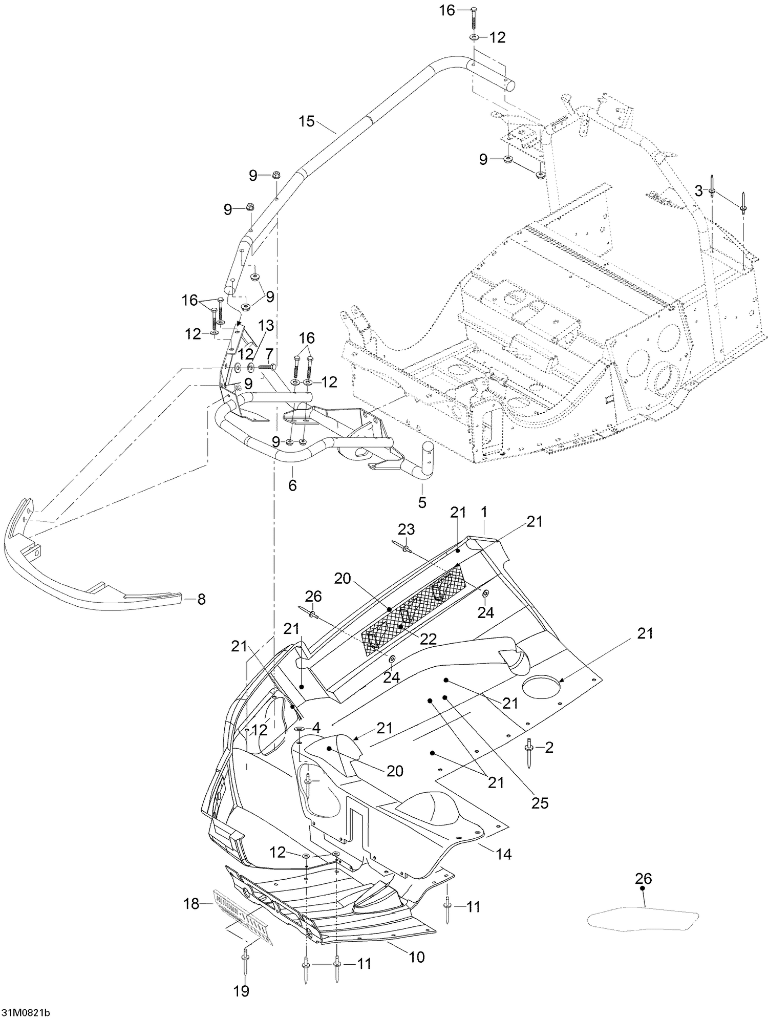 09- Bottom Pan 600HO SDI