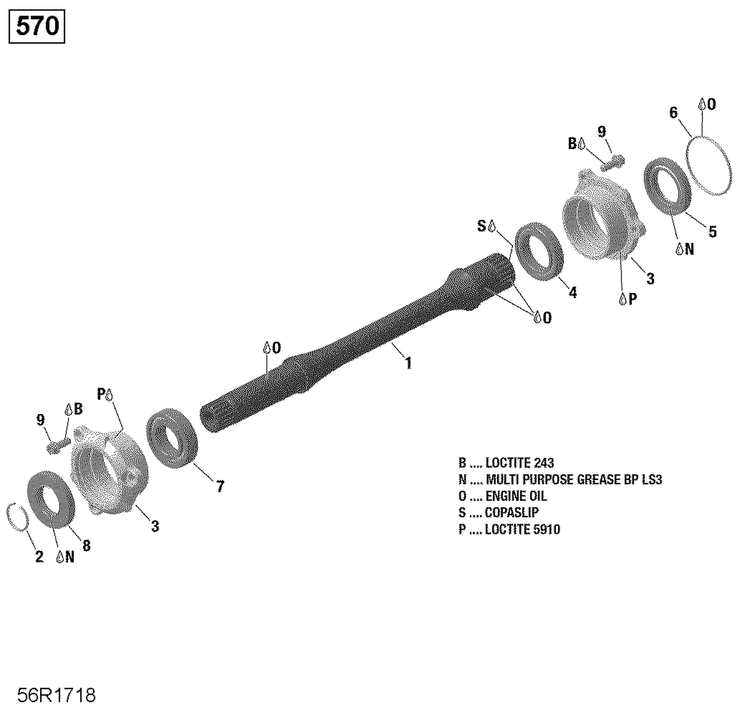 08- Drive Shaft - 570 EFI