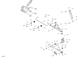 07- Suspension, Front - System - Cab Schematic