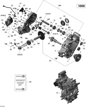 05- Gear Box 1_(type 684788) (type 684789) Schematic