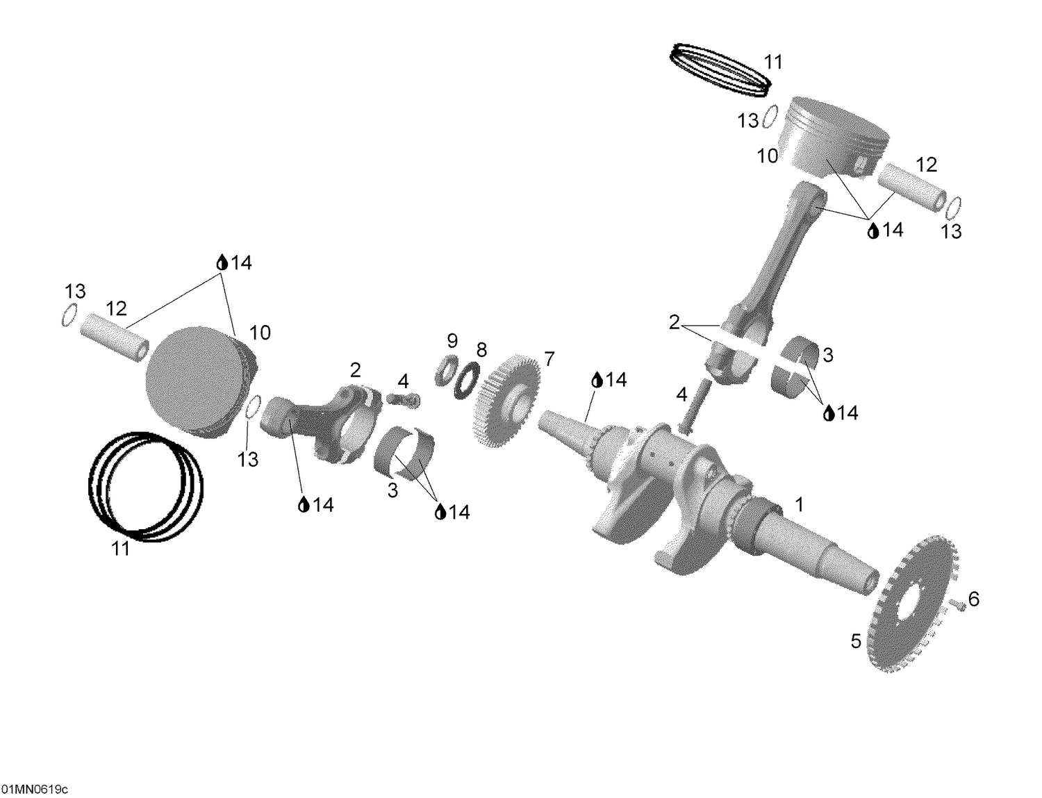 01- Crankshaft And Pistons