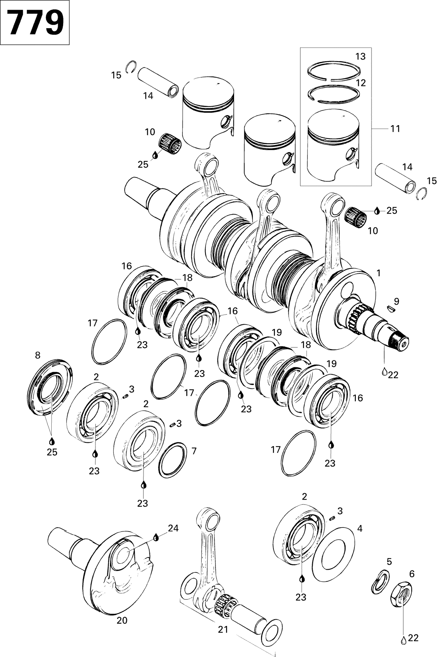 01- Crankshaft And Pistons 779