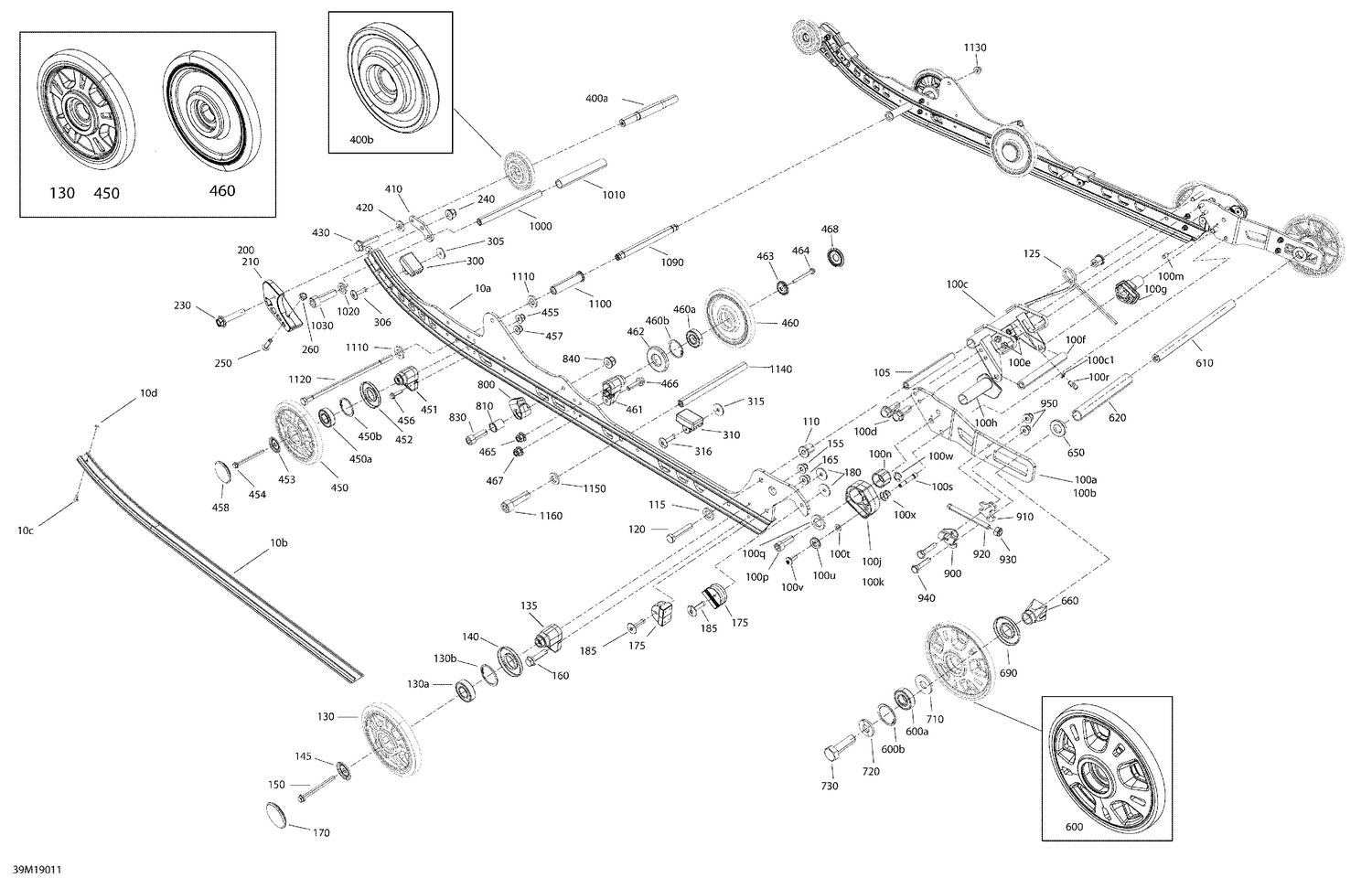 08- Rear Suspension - Sport REV GEN4 - Lower Section