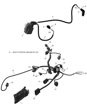 01- Rotax - Engine Harness And Electronic Module  - V1 Epa Schematic