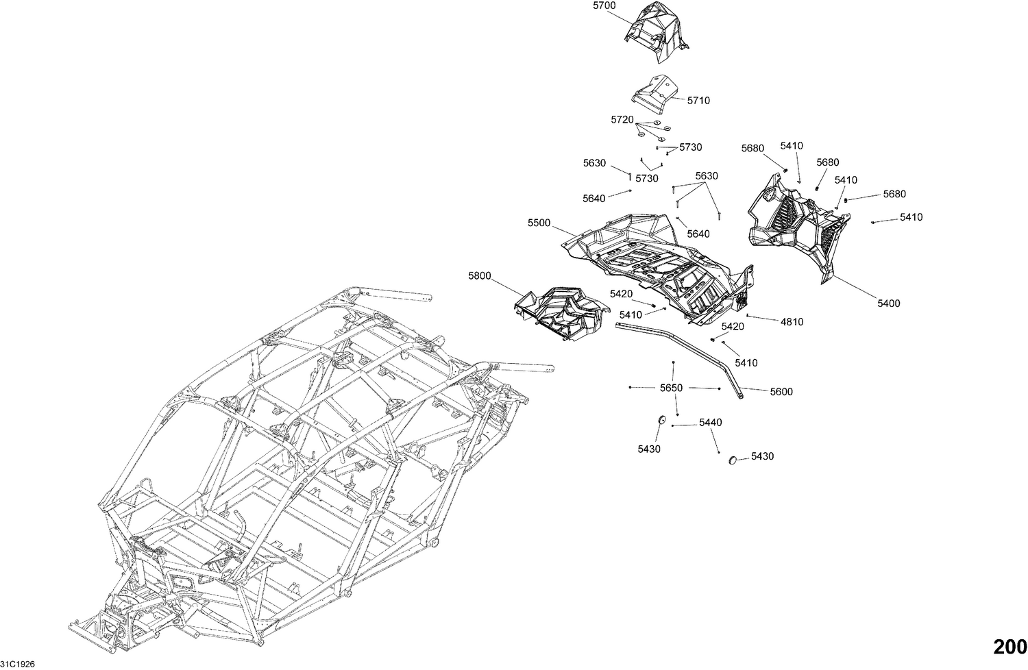 09- Body - Rear Section - Except Sunburst Yellow