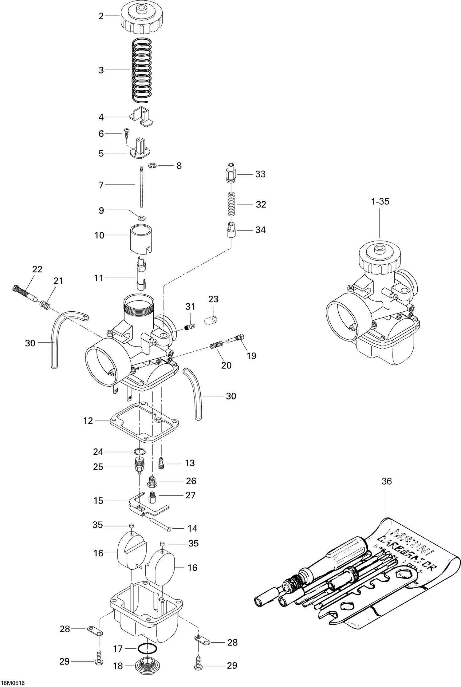 02- Carburetor 600 WT