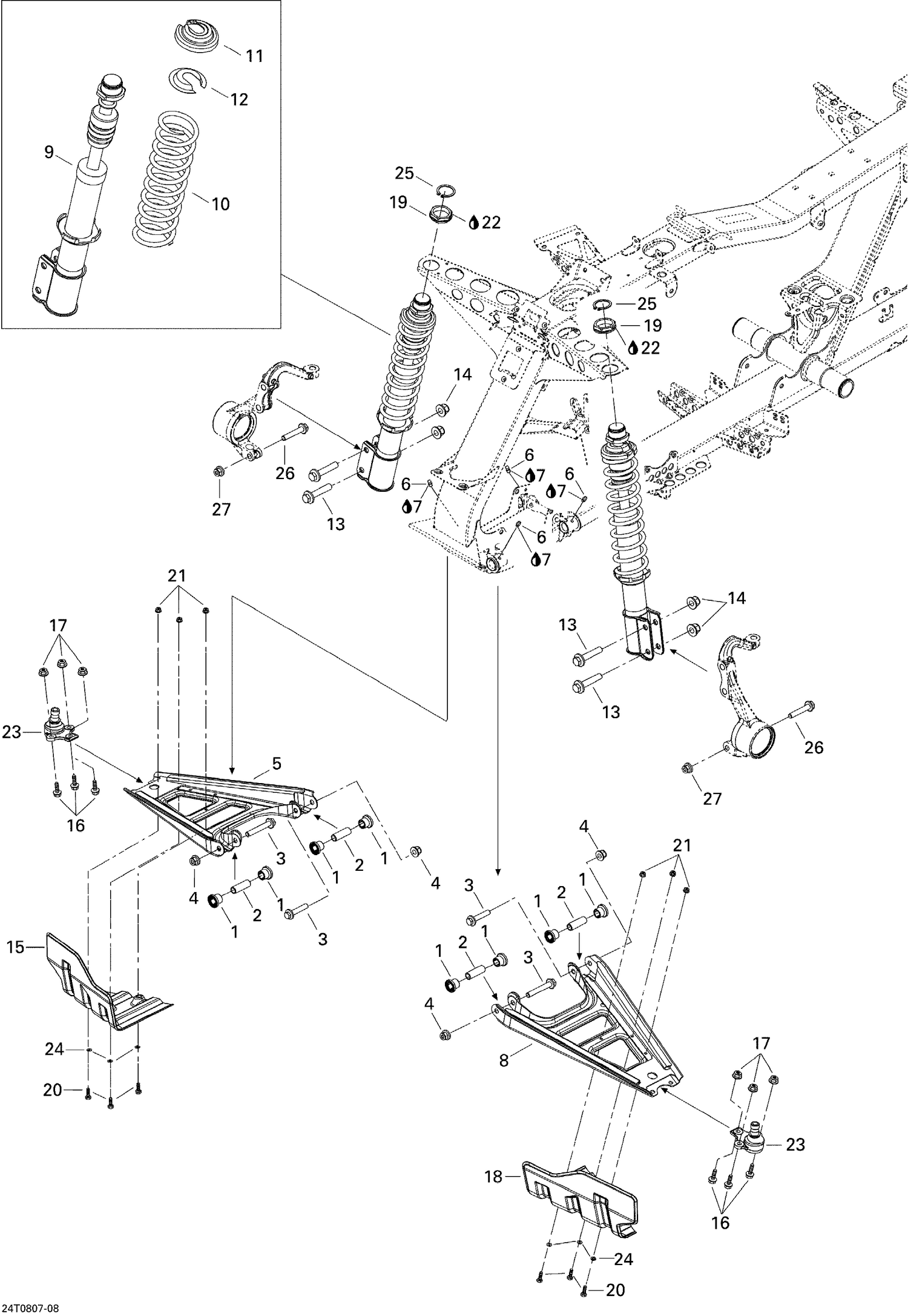 07- Front Suspension XT