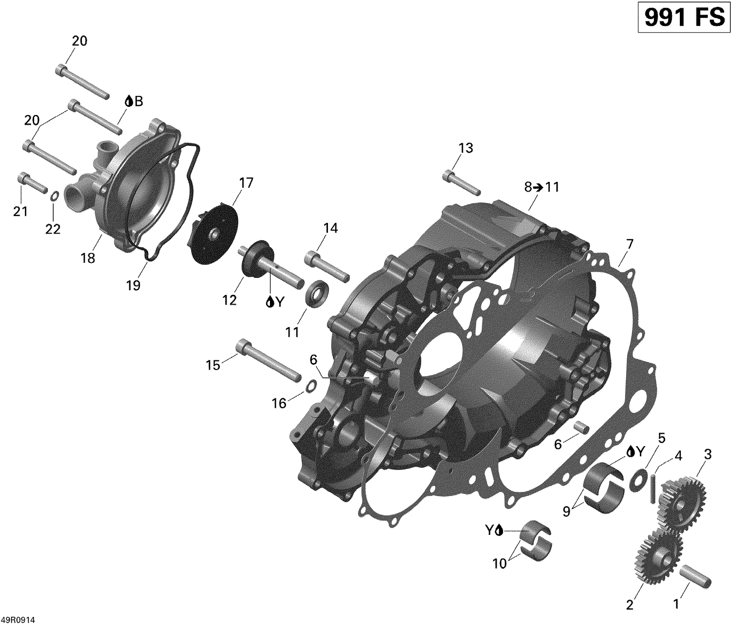 01- Clutch Cover And Water Pump
